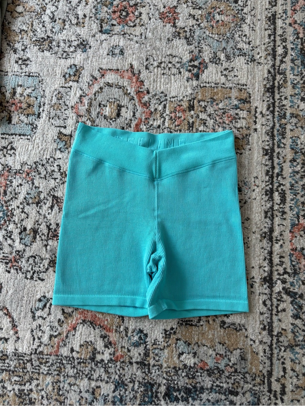 offline by aerie seamless high rise ribbed bike shorts